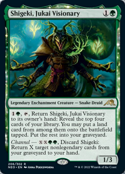 Shigeki, Jukai Visionary 206/302 -  Kamigawa Neon Dynasty RARE