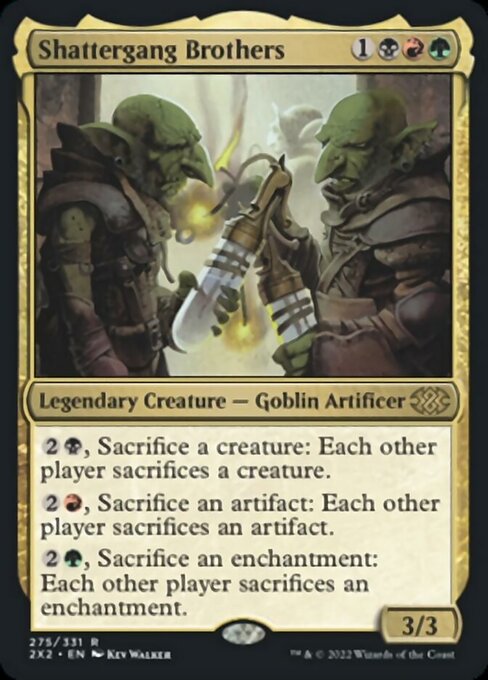 Shattergang Brothers 275 /331 - Rare Double Masters 2022
