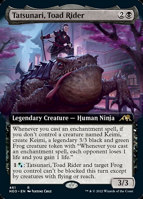 EXTENDEDTatsunari, Toad Rider 461 -  Kamigawa Neon Dynasty