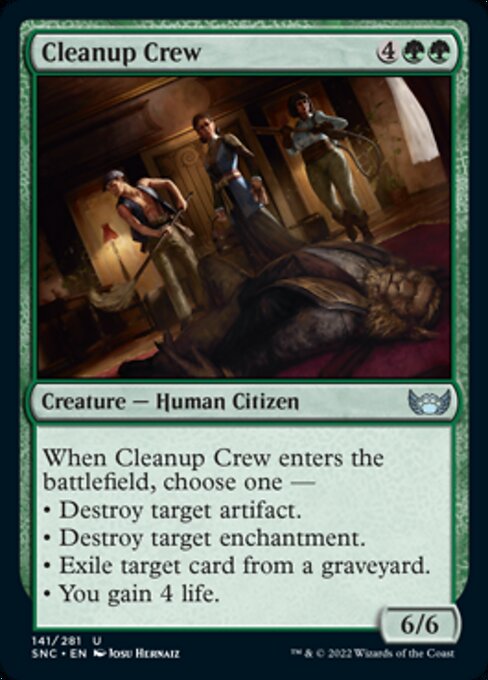 Cleanup Crew 141/281 - Uncommon   Streets of New Capenna
