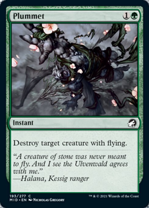 193Plummet 193/277 Common - Midnight Hunt