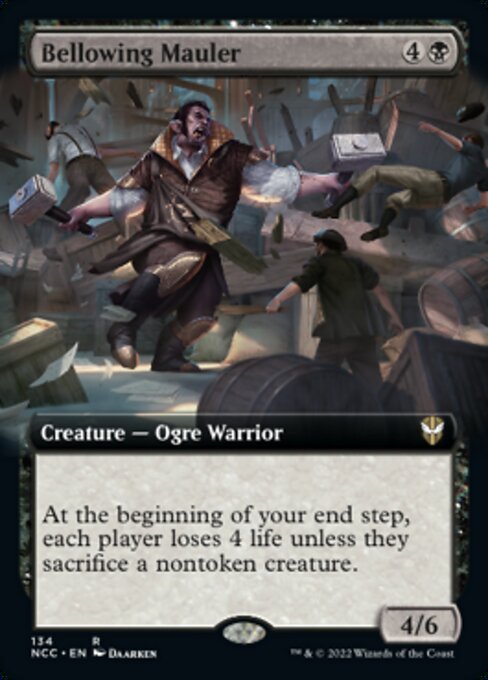 EXTENDED Bellowing Mauler #134 -  New Capenna Commander