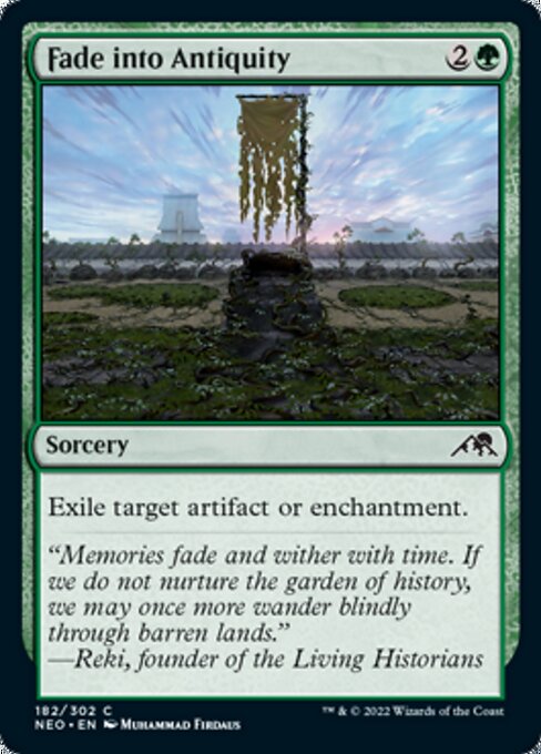 Fade into Antiquity 182/302 -  Kamigawa Neon Dynasty CONNN