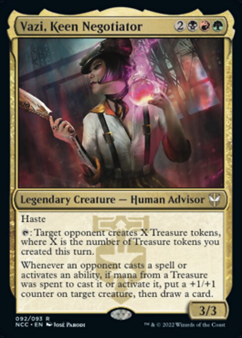 Vazi, Keen Negotiator 92/93 -  New Capenna Commander