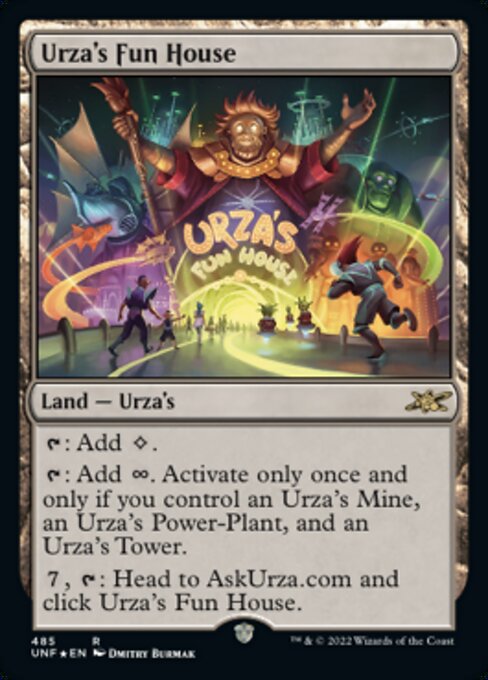 GALAXY FOIL Urza's Fun House #485 - Rare Unfinity