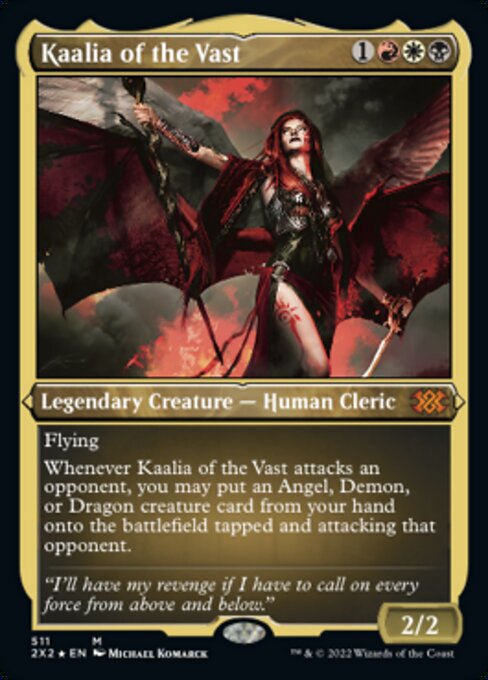 ETCHED FOIL Kaalia of the Vast 511# - Mythic Double Masters 2022