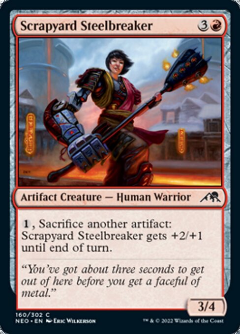Scrapyard Steelbreaker 160/302 -  Kamigawa Neon Dynasty CONNN