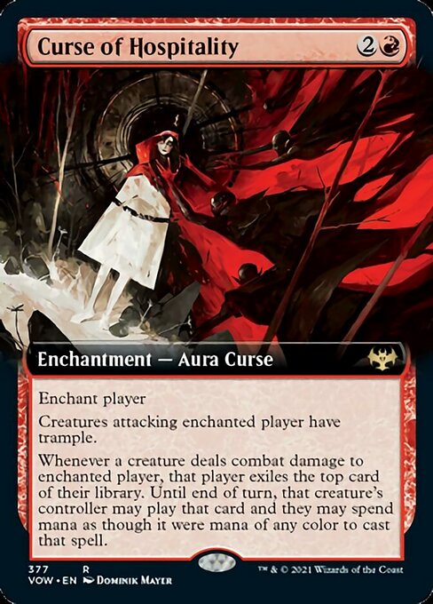 Extended Curse Of Hospitality - 377 - Rare Crimson Vow