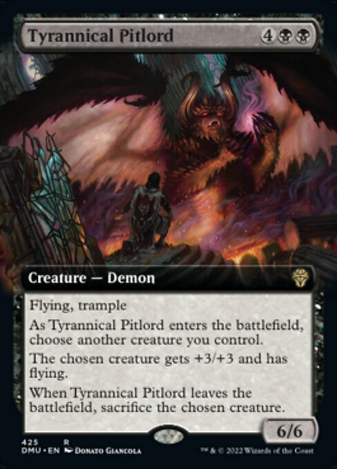 Tyrannical Pitlord - 425# - Rare - EXTENDED 