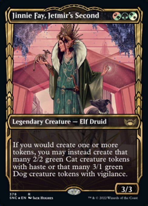 GILDED FOIL Jinnie Fay, Jetmir's Second  #378 - Streets of New Capenna