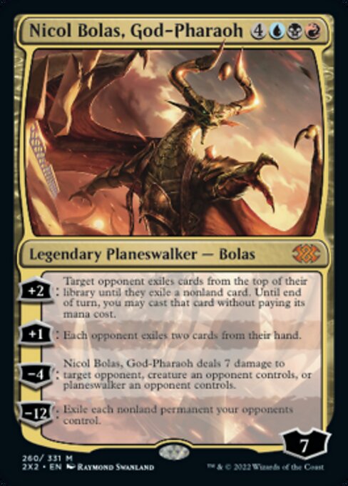 Nicol Bolas, God-Pharaoh 260 /331 - Mythic Double Masters 2022
