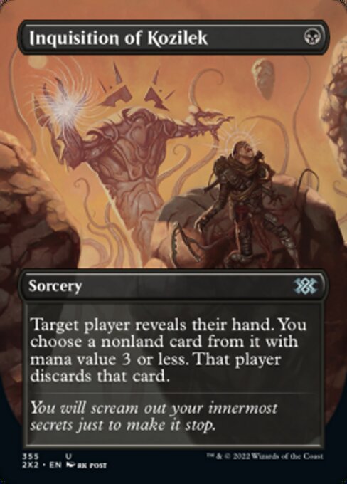 BORDERLESS Inquisition of Kozilek 355# - Uncommon Double Masters 2022