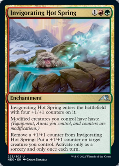 Invigorating Hot Spring 223/302 -  Kamigawa Neon Dynasty UNCLE