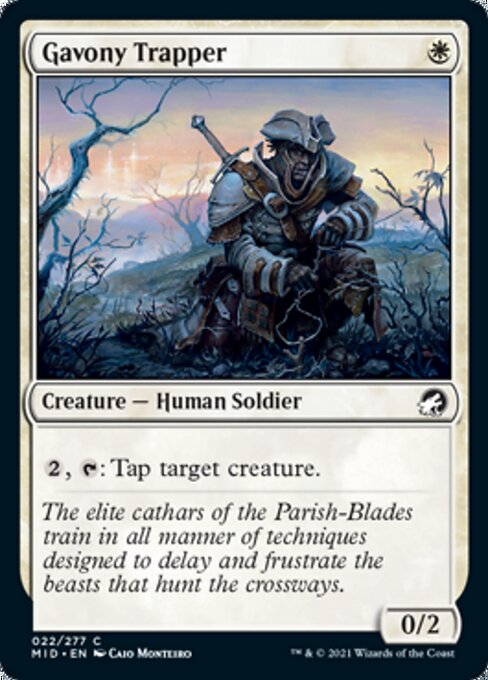 22Gavony Trapper 22/277 Common - Midnight Hunt