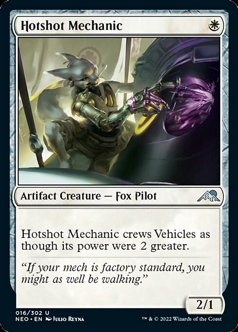 Hotshot Mechanic 16/302 -  Kamigawa Neon Dynasty UNCLE