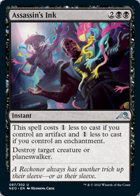 Assassin's Ink 87/302 -  Kamigawa Neon Dynasty UNCLE