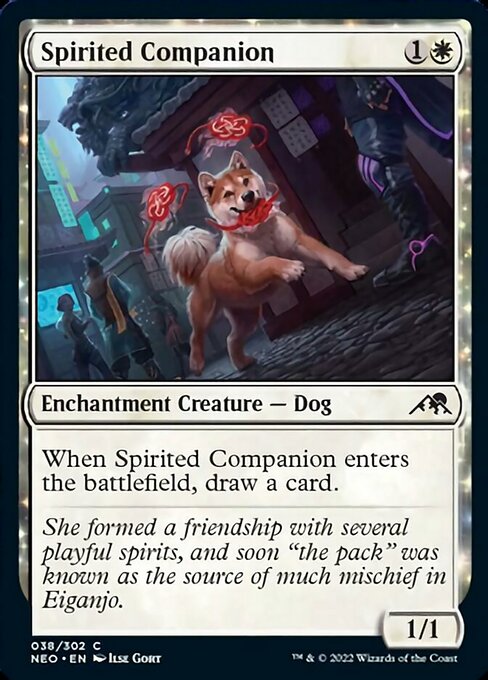 Spirited Companion 38/302 -  Kamigawa Neon Dynasty CONNN