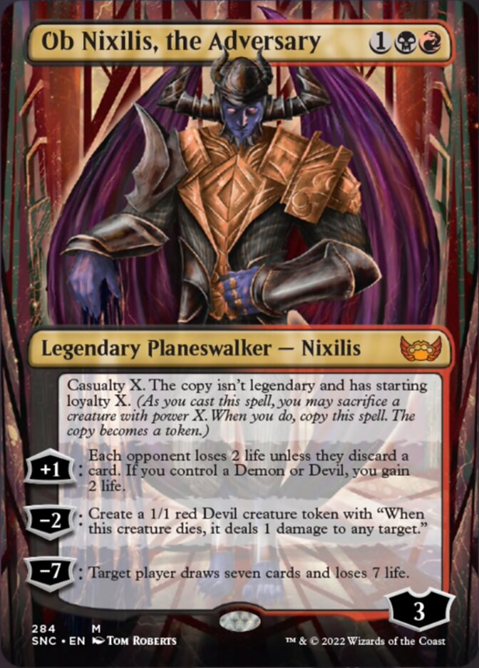 BORDERLESS Ob Nixilis, the Adversary  #284 - Streets of New Capenna