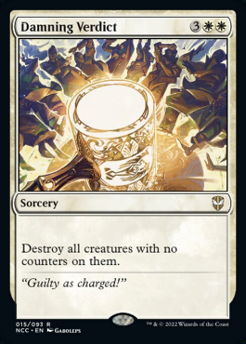 Damning Verdict 15/93 -  New Capenna Commander