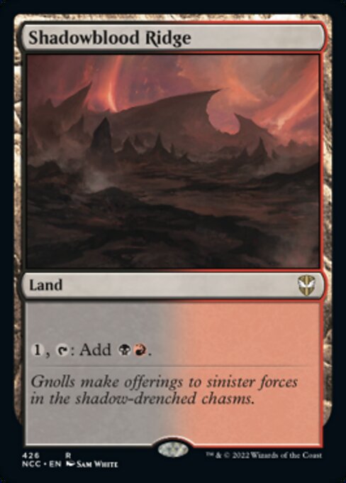 Shadowblood Ridge #426 -  New Capenna Commander