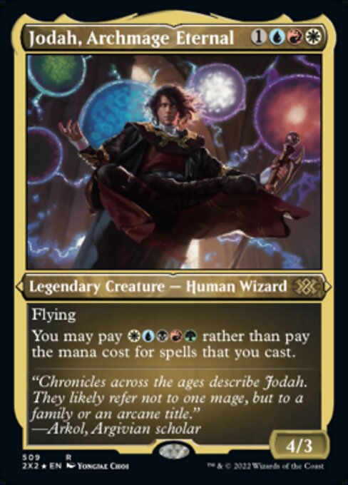 ETCHED FOIL Jodah, Archmage Eternal 509# - Rare Double Masters 2022