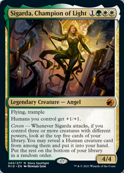 240Sigarda, Champion of Light 240/277 Mythic - Midnight Hunt