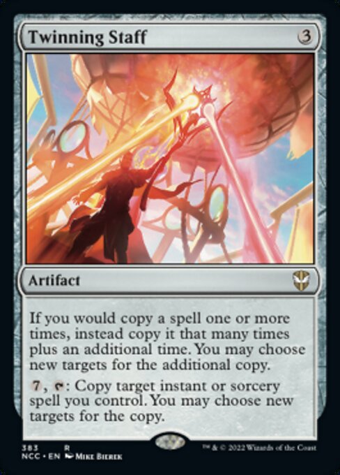 Twinning Staff #383 -  New Capenna Commander