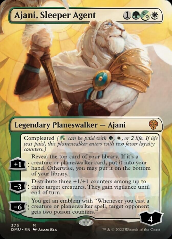 Ajani, Sleeper Agent - 375# - Mythic - BORDERLESS 