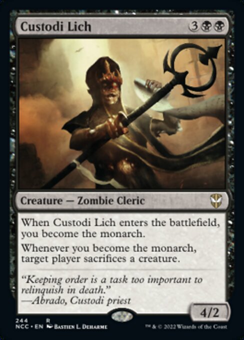 Custodi Lich #244 -  New Capenna Commander