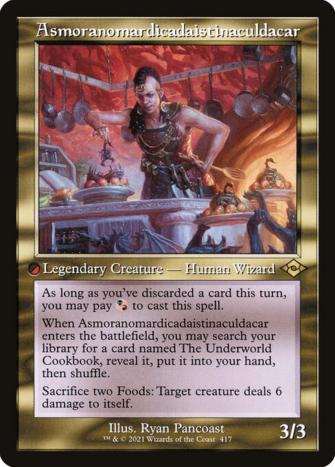 FOIL RETRO Asmoranomardicadaistinaculdacar #417 - MH2 Modern Horizons 2