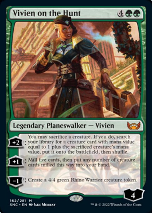 Vivien on the Hunt 162/281 - Mythic Streets of New Capenna