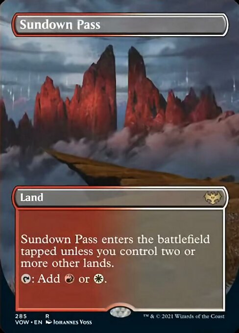 BORDERLESS Sundown Pass - 285 -  Crimson Vow