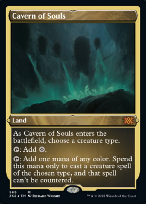 ETCHED FOIL Cavern of Souls 569# - Mythic Double Masters 2022