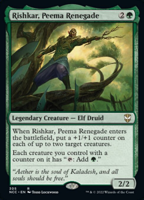 Rishkar, Peema Renegade #305 -  New Capenna Commander