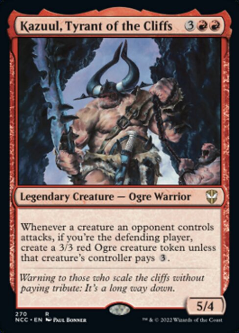 Kazuul, Tyrant of the Cliffs #270 -  New Capenna Commander