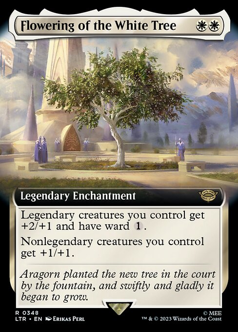 EXTENDED Flowering of the White Tree #348  - Rare Lord of the Rings: Tales of Middle-Earth