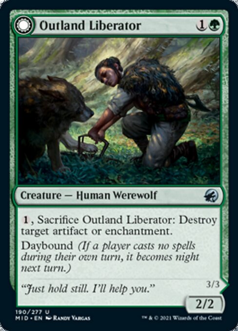 190Outland Liberator // Frenzied Trapbreaker 190/277 Uncommon - Midnight Hunt