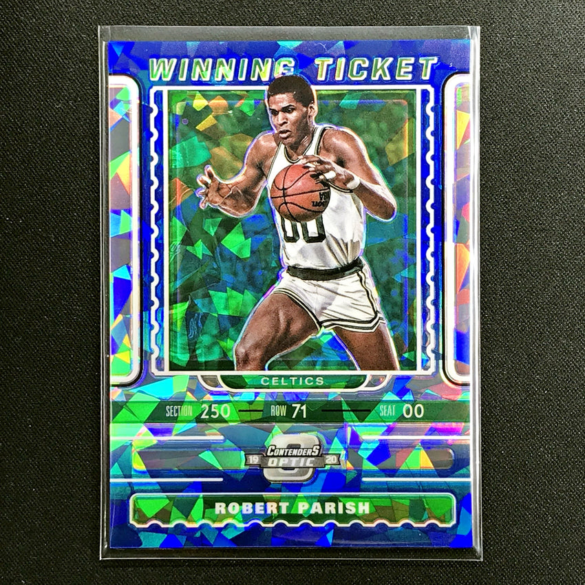 2019-20 Contenders Optic ROBERT PARISH Winning Ticket Blue Ice #23-Cherry Collectables