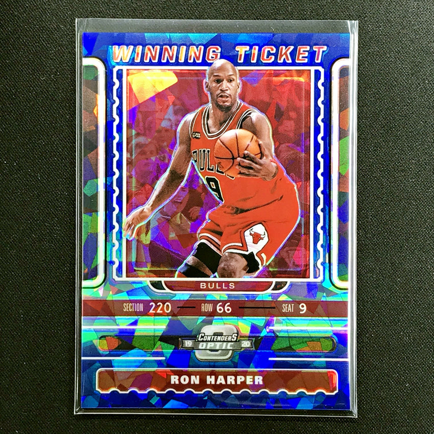 2019-20 Contenders Optic RON HARPER Winning Ticket Blue Ice #22-Cherry Collectables