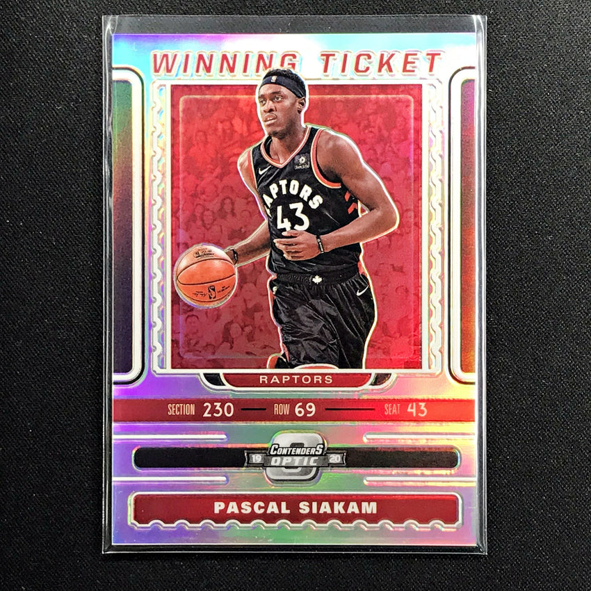 2019-20 Contenders Optic PASCAL SIAKAM Winning Ticket Silver #24-Cherry Collectables