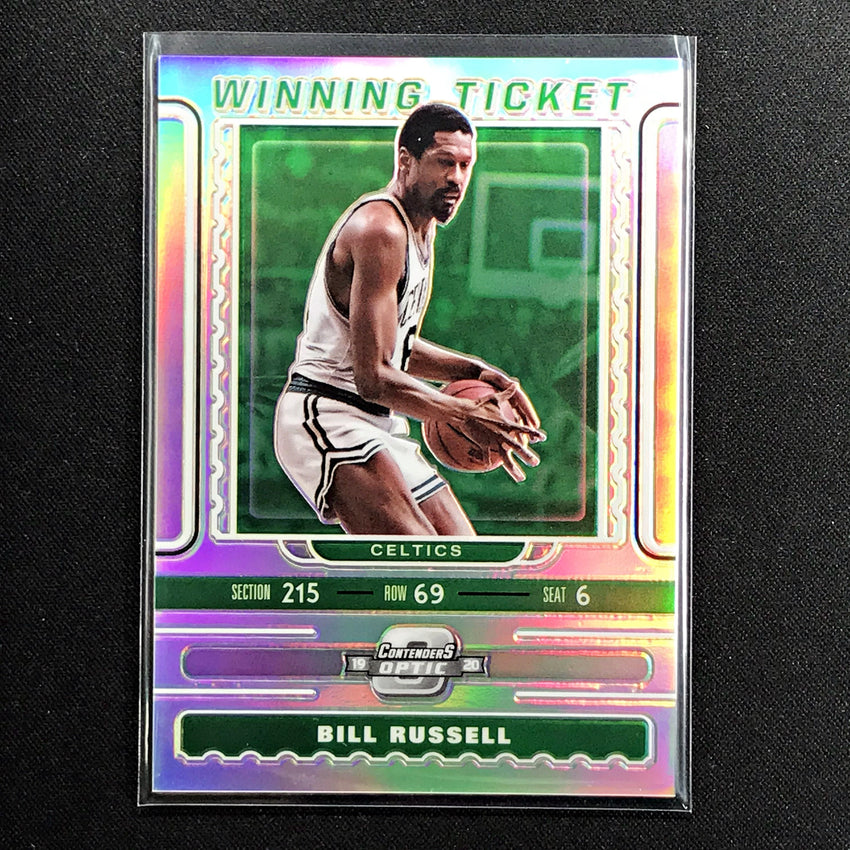 2019-20 Contenders Optic BILL RUSSELL Winning Ticket Silver #11-Cherry Collectables
