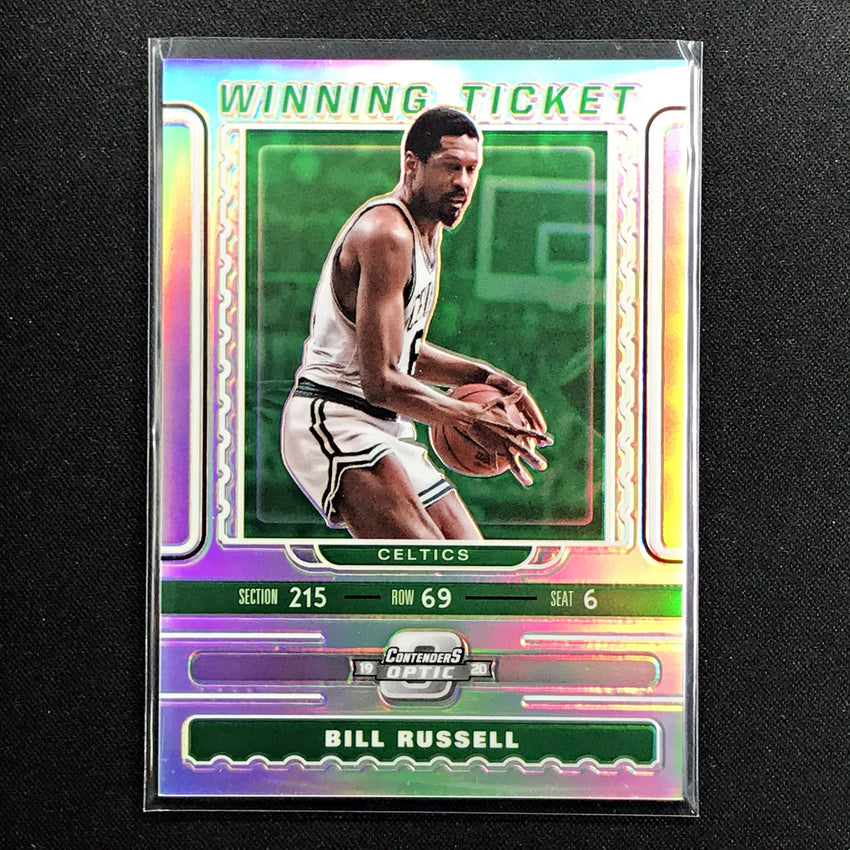 2019-20 Contenders Optic BILL RUSSELL Winning Ticket Silver #11 (B)-Cherry Collectables