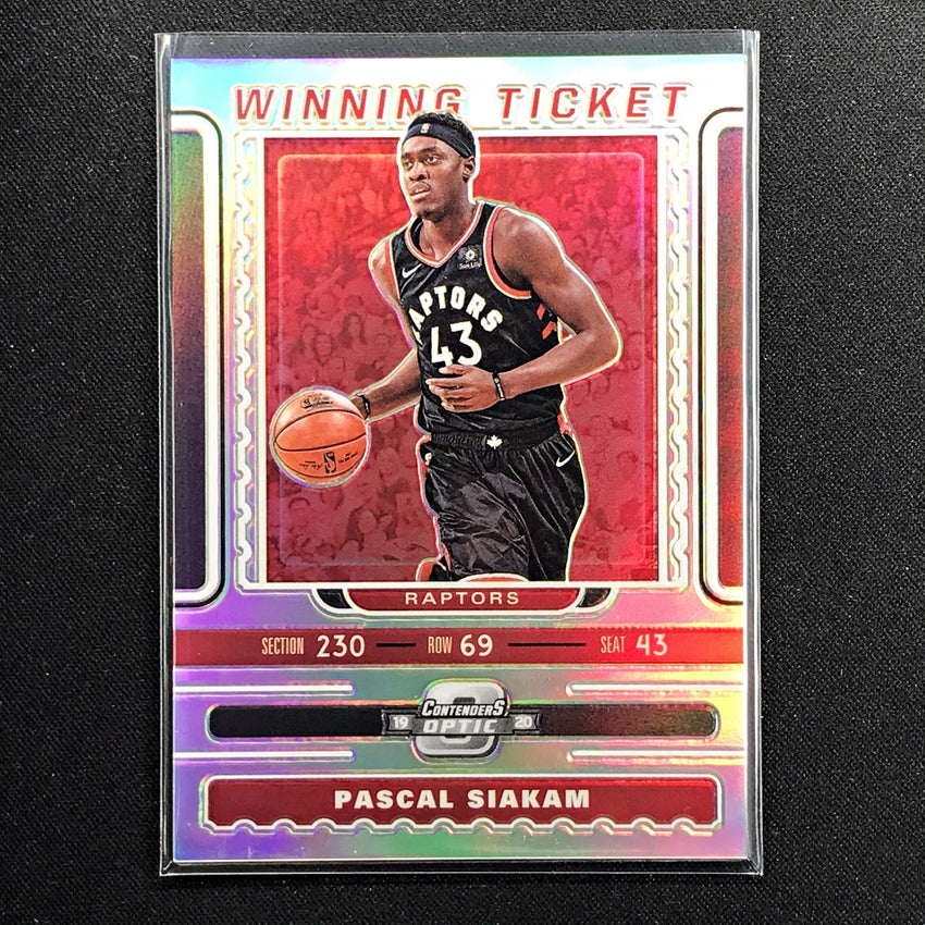 2019-20 Contenders Optic PASCAL SIAKAM Winning Ticket Silver #24 (B)-Cherry Collectables