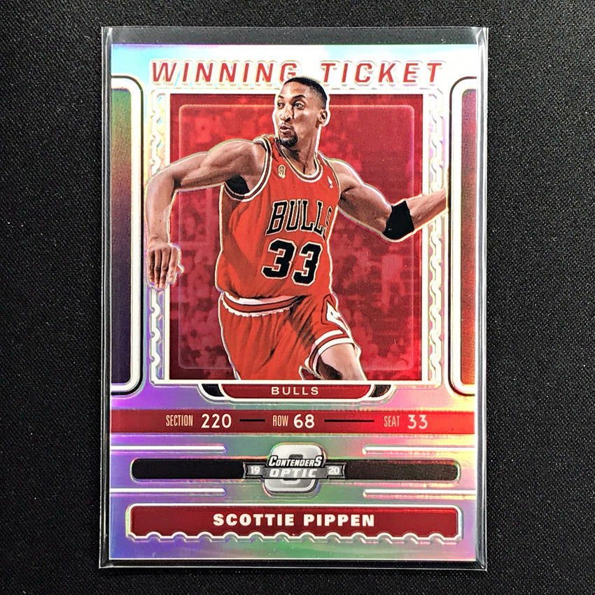 2019-20 Contenders Optic SCOTTIE PIPPEN Winning Ticket Silver #4-Cherry Collectables
