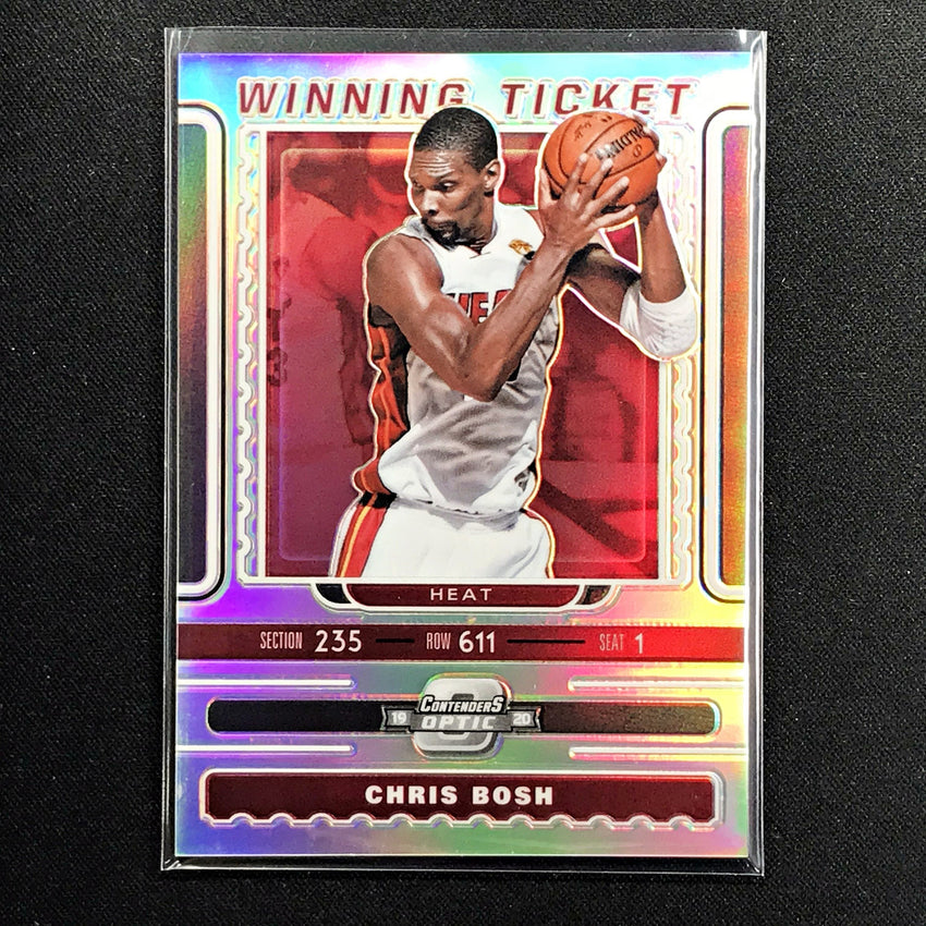 2019-20 Contenders Optic CHRIS BOSH Winning Ticket Silver #7-Cherry Collectables