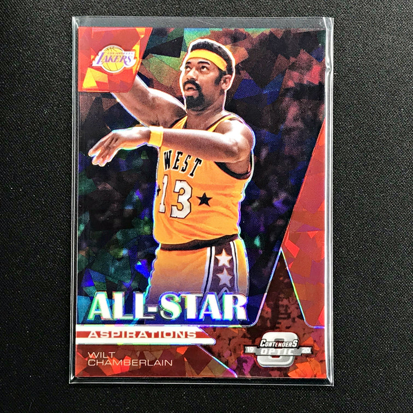 2019-20 Contenders Optic WILT CHAMBERLAIN All Star Aspirations Red Ice #9-Cherry Collectables
