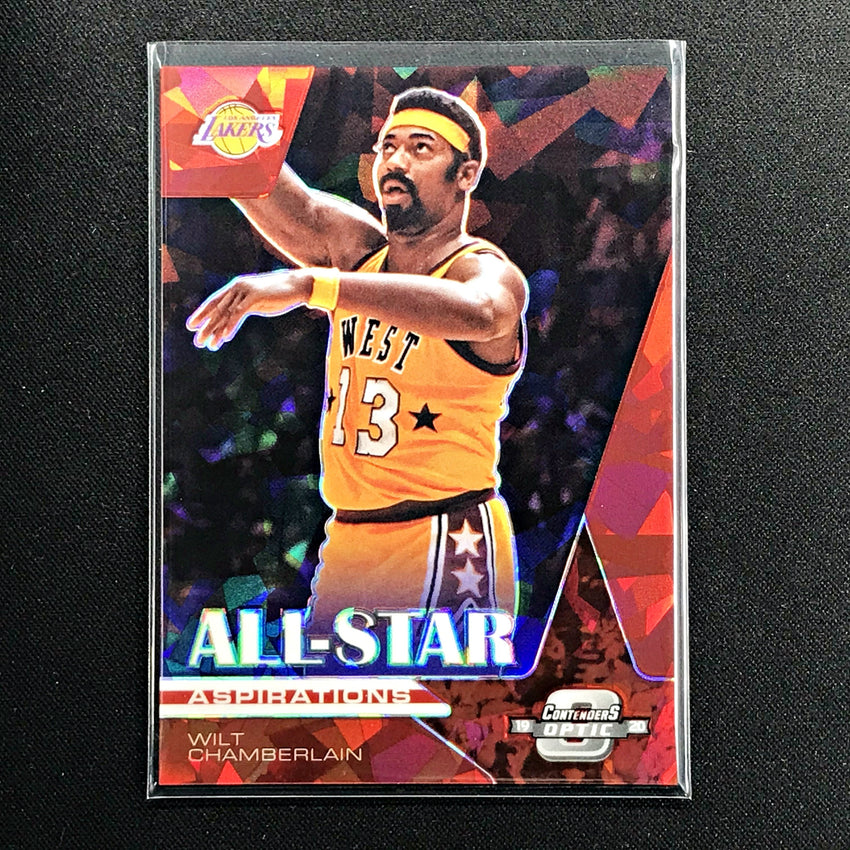 2019-20 Contenders Optic WILT CHAMBERLAIN All Star Aspirations Red Ice #9 (B)-Cherry Collectables