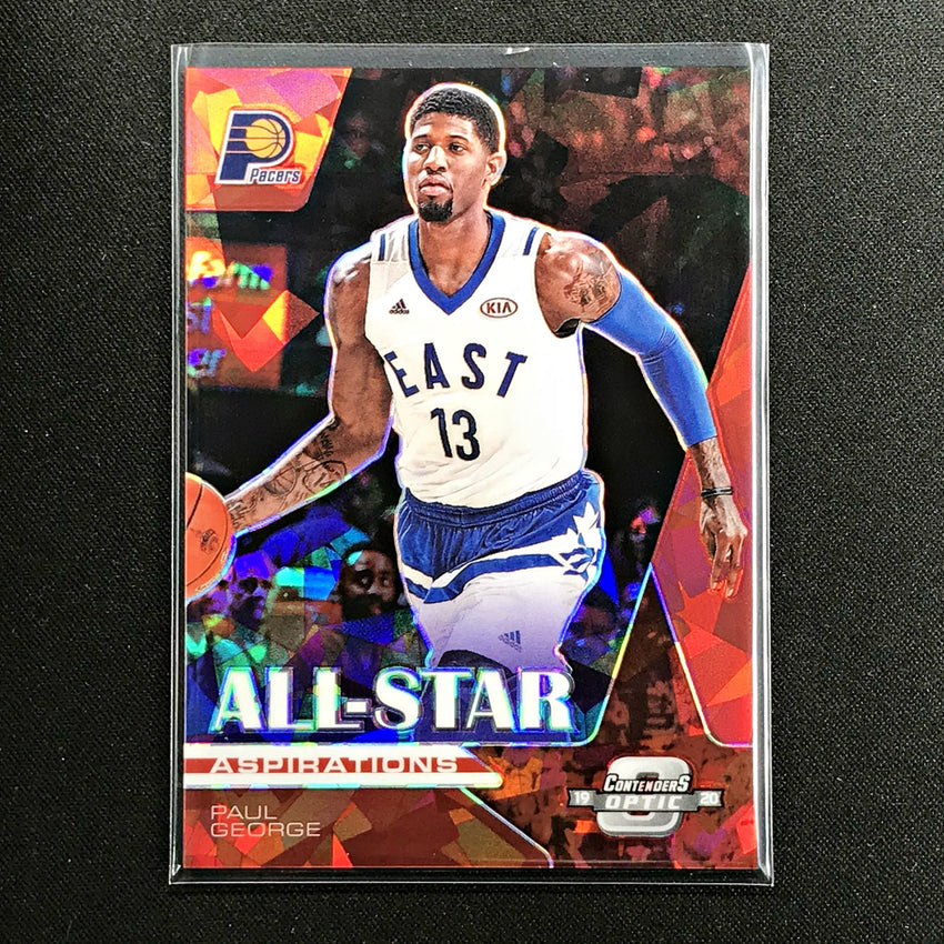 2019-20 Contenders Optic PAUL GEORGE All Star Aspirations Red Ice #14-Cherry Collectables