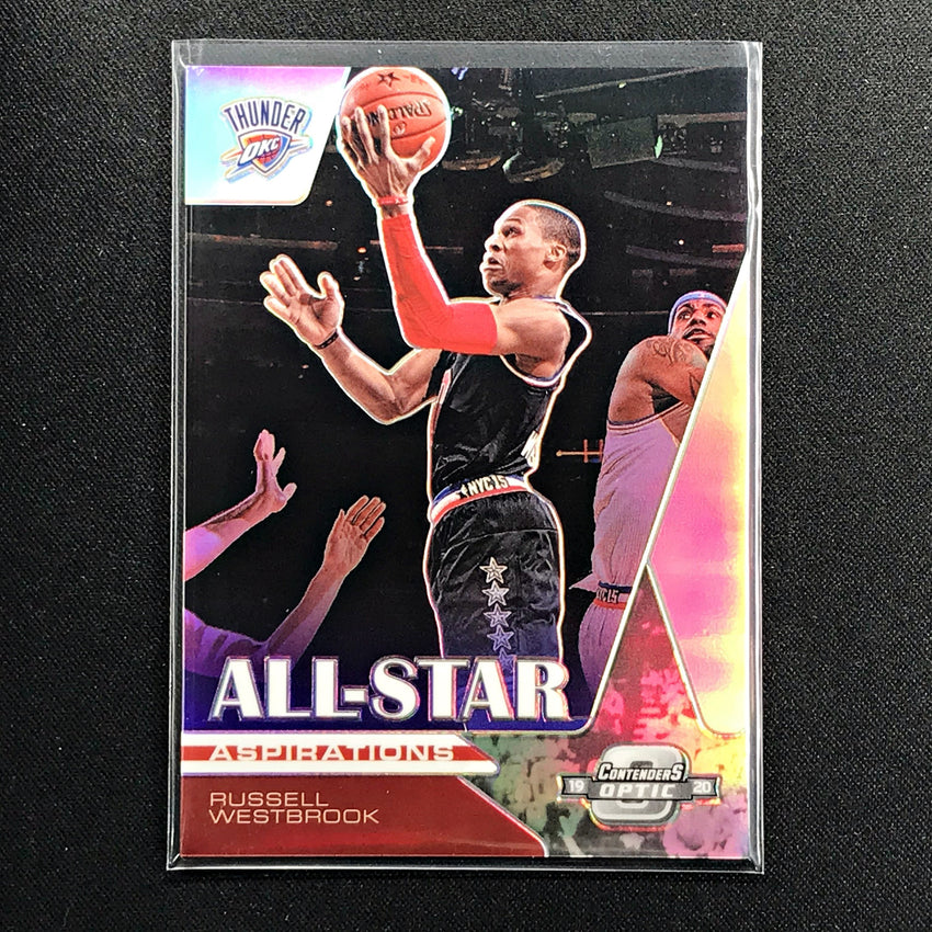 2019-20 Contenders Optic RUSSELL WESTBROOK All Star Aspirations Silver #17-Cherry Collectables