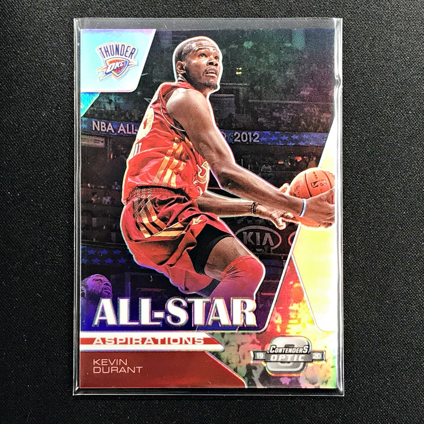 2019-20 Contenders Optic KEVIN DURANT All Star Aspirations Silver #11-Cherry Collectables